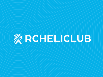 RCHELICLUB small blades circle club helicopter logo propeller radio controlled rc