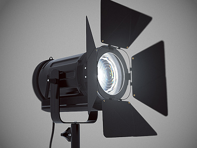 Fresnel Light 3d fresnel lantern light maya model vray