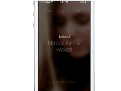 Video app lock screen 2 Quartz Composer apple composerqc design freebie gif ios7 origami quartz quartzcomposer ui ux