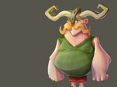 silly viking character design digital art doodle draw illustration vikiing