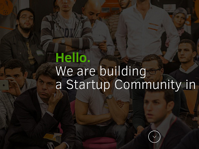 Hero homepage onepage startups website
