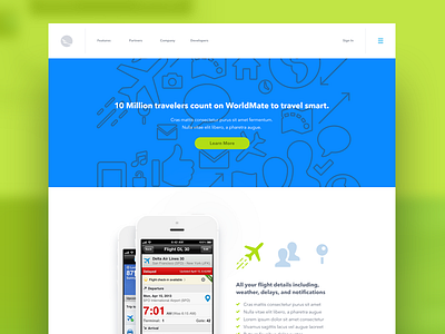 Worldmate Rejected Design app bbg clean color drew rios flat icon iphone mobile modern ui web