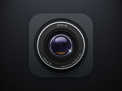 Camera camera dark icon ui