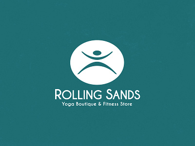 Rolling Sands - Final Logo design fitness icon logo logo design sports yoga