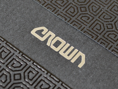 Welcome Packet branding foil stamp folder identity packaging pattern