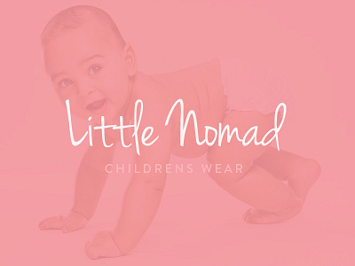 Little Nomad Branding baby brand mark branding identity kids logo type typography