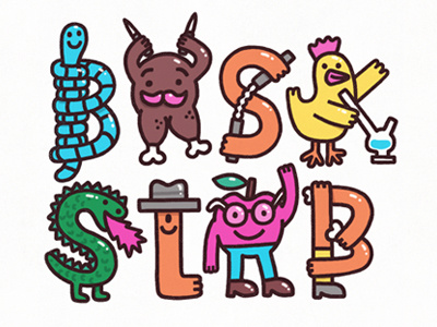 barsikestribu type artist barsikestribu brskstrb letter monsters type typography