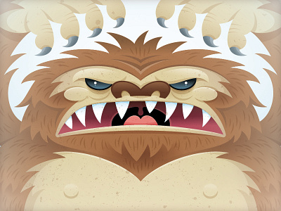 Bigfoot bigfoot character illustration monster paranormal sasquatch vector vonster yeti