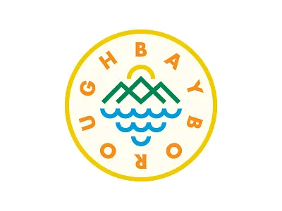 Bayborough badge logo nature patch round