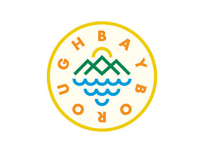 Bayborough badge logo nature patch round