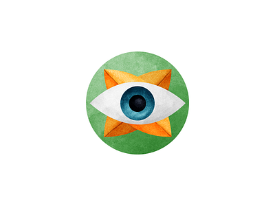 Eye app clean design drawing icon illustration shape texture web