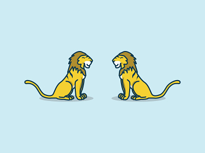 More Ligers! animal brand color focus lab illustration liger lion tiger