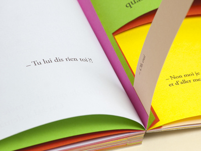 experimental edition dialogue book edition experimental famille français french jaoui libro bacri livre paper cut theater theatre