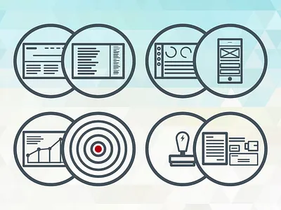 Service Icon shot app branding design development identity interface marketing targeting web