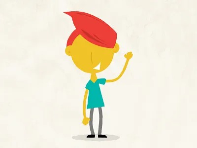 Hello! character ginger people person red hair yellow