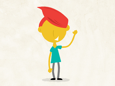 Hello! character ginger people person red hair yellow