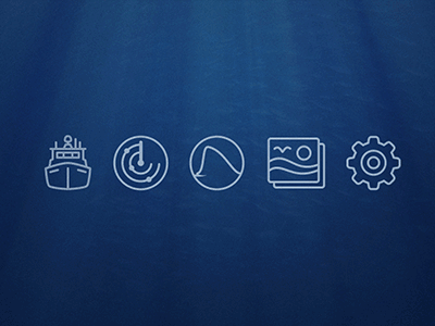 Shark Tracker Icons animated boat gif icon ocean outdoors sea set shark water