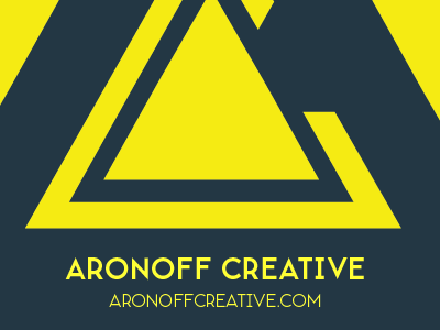 Business Card Idea for Aronoff Creative business logo