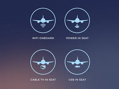 Air Travel Icons air airline airlines icons plane travel