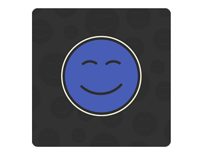 Peace of Mind app icon icon peace of mind smilie subtle pattern vector