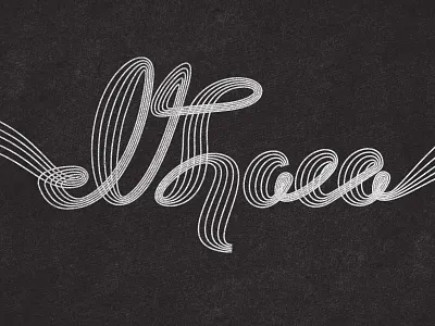 Ithaca bezier script
