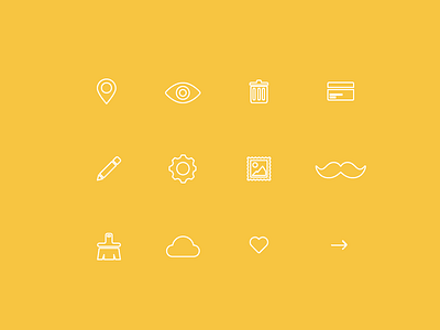 First draft icons icons ikons illustrations