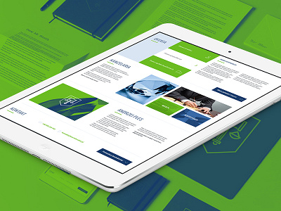 It's Hammer Time on Behance! blue branding design flat green law lipiarz logo mobile office responsive