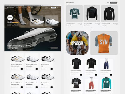 Profile page [Category] app banner card category clean clothes cycle ecommerce flat layout marketplace nimbl page product profile page shoes ui ux web