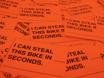 i can steal this bike stickers