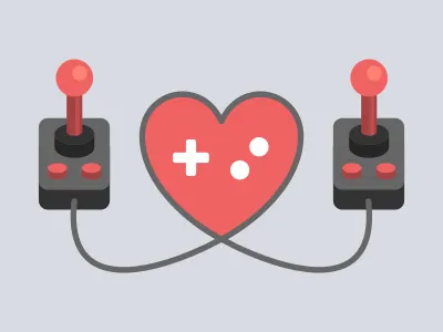 Geek Love geek illustration vector