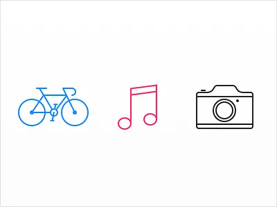 Hobbies bicycle bike camera hobbies music music note photography