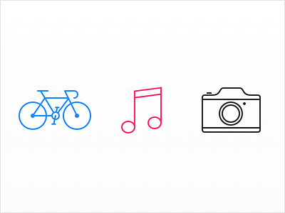 Hobbies bicycle bike camera hobbies music music note photography