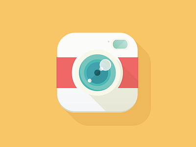 Little lomo cam flat icon ui