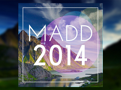 MADD 2014 Social Graphic mountains