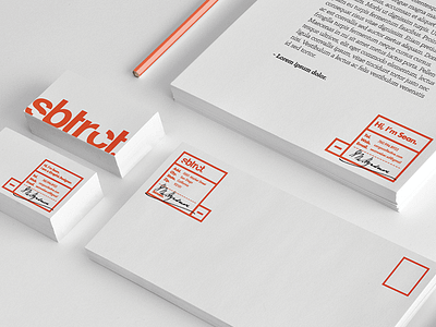 Sbtrct branding identity logotype