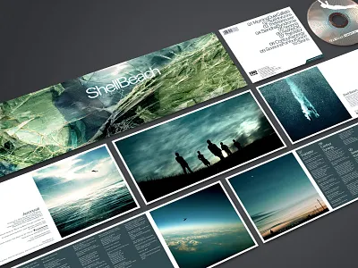 Acronycal album alien artwork band cd dive earth glass jewel case ocean shellbeach sky