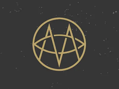 Thing awesome gold logo m mark