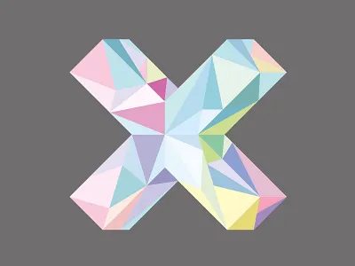 X letter lettering type typography