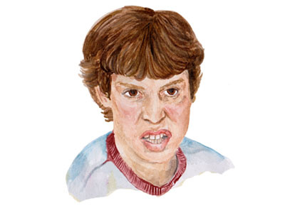 Weir Kid freaks and geeks watercolour