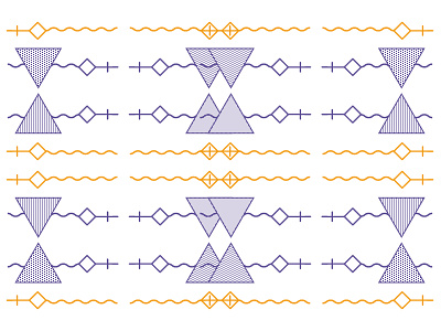 Cosmic Pattern blue cosmic pattern yellow