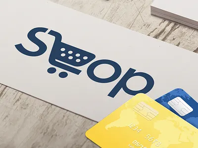 Shop Logo V.2. basket credit card icon logo shop shopping