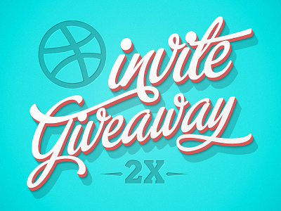 Invite Giveaway - 2 Dribbble invites dribbble invite invite invite giveaway invites