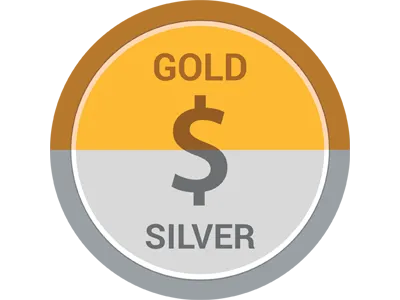 US Gold and Silver Rates App Icon $ icon live in rates