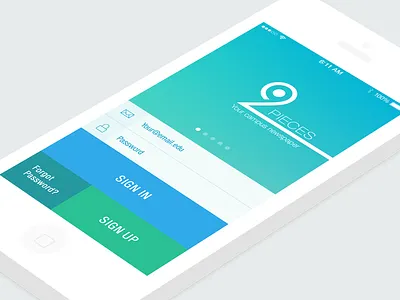 Login Screen Student App app ios ios7 map mockup profile school social student university