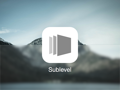 Sublevel logo 3d android flat icon ios ipad iphone logo network sublevel subnetwork windows phone