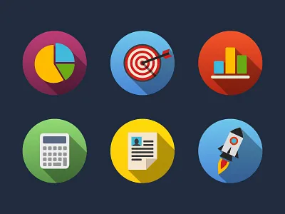 Business Flat Icons app business business icons flat icons interface marketing modern icons startup ui ux web