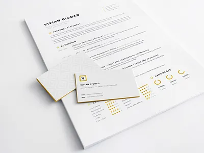 Let the job hunt begin... brand branding business card card curriculum curriculum vitae cv identity personal resume