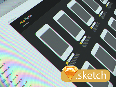 iPhone 5/5s Wireframe free iphone sketch sketchapp ui ux wireframe