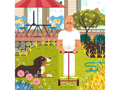 Egg Hunt andrew kolb egg hunt illustration kolbisneat mr. clean