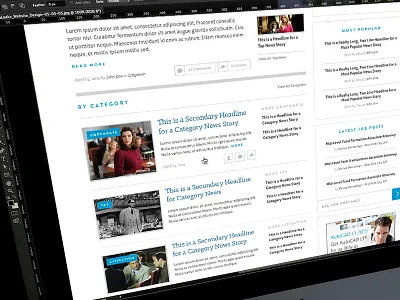 Hover Effect attorney blog hover state law legal news ui ux website